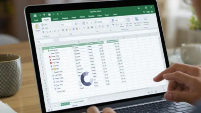 A shared household budget spreadsheet template showing income, expenses, and savings categories.