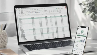 Comparison of popular budgeting apps and spreadsheet templates for personal finance management.