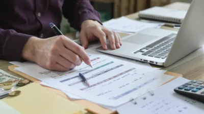 Diagram illustrating category overlap confusion with naming fixes for website organization and user experience.