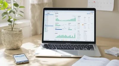 Comparison chart showing daily vs weekly expense tracking methods for budgeting.